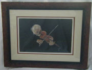 The Violinist Pastel